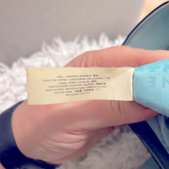 Kate Spade Teal Purse - Picture 6 of 7